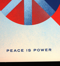 Charger l'image dans la galerie, SHEPARD FAIREY Peace Is Power Cream 2025 - Signed Screenprint
