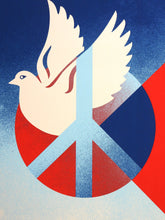 Charger l'image dans la galerie, SHEPARD FAIREY Peace Is Power Cream 2025 - Signed Screenprint
