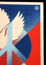 Charger l'image dans la galerie, SHEPARD FAIREY Peace Is Power Cream 2025 - Signed Screenprint
