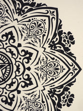 Charger l'image dans la galerie, SHEPARD FAIREY Mandala Ornament 1 Cream 2010 - Signed Screenprint

