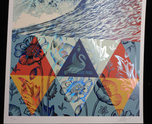 Charger l'image dans la galerie, SHEPARD FAIREY Wave Of Distress 2025 Lava Foil - Signed SwissQ Eco-precision print
