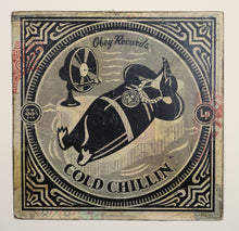 Charger l'image dans la galerie, SHEPARD FAIREY Cold Chillin HPM 2007 - Signed HPM collage and Screenprint
