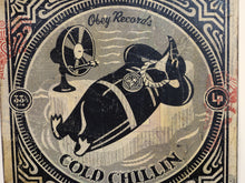 Charger l'image dans la galerie, SHEPARD FAIREY Cold Chillin HPM 2007 - Signed HPM collage and Screenprint
