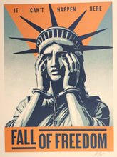 Charger l'image dans la galerie, SHEPARD FAIREY Fall Of Freedom - It Can't Happen Here 2026 - Signed Offset Lithograph
