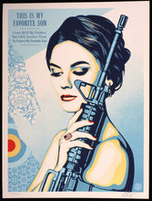 Charger l'image dans la galerie, SHEPARD FAIREY Miss America's Favorite Son 2026 - Signed Screenprint
