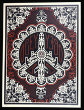 Charger l'image dans la galerie, SHEPARD FAIREY Peace Bomber (Black and Red) 2008 - Signed Screenprint
