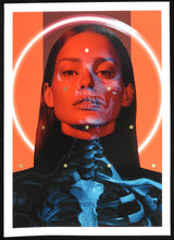 Charger l'image dans la galerie, INSANE 51 The Architect - Signed digigraph and screenprint with gold leaf and with 3d glasses
