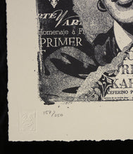 Charger l'image dans la galerie, SHEPARD FAIREY The Woman Who Defeated Pain (Frida Kahlo) - SIGNED Letterpress
