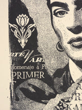 Charger l'image dans la galerie, SHEPARD FAIREY The Woman Who Defeated Pain (Frida Kahlo) - SIGNED Letterpress
