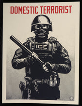 Charger l'image dans la galerie, SHEPARD FAIREY Projection Miror Domestic Terrorist 2026 - Signed Screenprint
