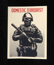 Charger l'image dans la galerie, SHEPARD FAIREY Projection Miror Domestic Terrorist 2026 - Signed Screenprint
