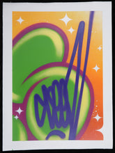 Load image into Gallery viewer, SEEN " Richard Mirando " Untitled 12371 - Signed Painting on unstretched canvas 2026
