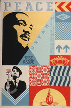 Load image into Gallery viewer, SHEPARD FAIREY Dream Of Peace Martin Luther King Jr 2026 - Signed Large Screenprint (Copie)
