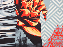 Charger l'image dans la galerie, SHEPARD FAIREY Ominous Ripples 2026 - Signed Large Screenprint
