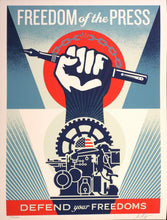 Charger l'image dans la galerie, SHEPARD FAIREY Defend Freedom Of The Press 2026 - Signed Screenprint
