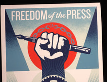 Charger l'image dans la galerie, SHEPARD FAIREY Defend Freedom Of The Press 2026 - Signed Screenprint
