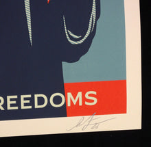 Load image into Gallery viewer, SHEPARD FAIREY Defend Freedom Of Speech 2026 - Signed Screenprint
