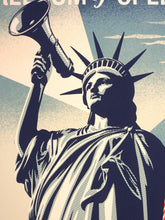 Load image into Gallery viewer, SHEPARD FAIREY Defend Freedom Of Speech 2026 - Signed Screenprint
