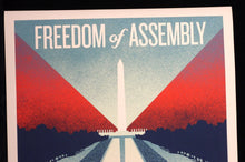 Load image into Gallery viewer, SHEPARD FAIREY Defend Freedom Of Assembly 2026 - Signed Screenprint

