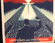 Load image into Gallery viewer, SHEPARD FAIREY Defend Freedom Of Assembly 2026 - Signed Screenprint
