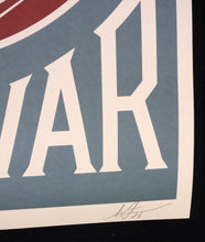 Charger l'image dans la galerie, SHEPARD FAIREY Make Art Not War Blue - Offset Lithograph
