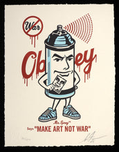 Charger l'image dans la galerie, SHEPARD FAIREY Mr Spray - SIGNED Letterpress
