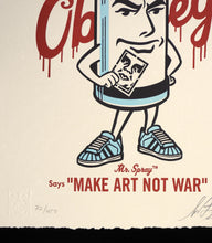 Charger l'image dans la galerie, SHEPARD FAIREY Mr Spray - SIGNED Letterpress
