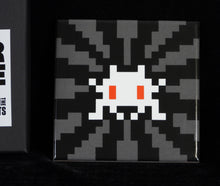 Load image into Gallery viewer, INVADER Black Sunset Tile - sculpture CERAMIQUE
