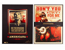 Charger l&#39;image dans la galerie, SHEPARD FAIREY Americana Box ( Neil Young ) - Signed Box with 13 Screenprint and cd
