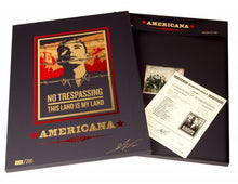 Charger l&#39;image dans la galerie, SHEPARD FAIREY Americana Box ( Neil Young ) - Signed Box with 13 Screenprint and cd
