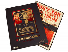 Charger l&#39;image dans la galerie, SHEPARD FAIREY Americana Box ( Neil Young ) - Signed Box with 13 Screenprint and cd
