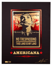 Charger l&#39;image dans la galerie, SHEPARD FAIREY Americana Box ( Neil Young ) - Signed Box with 13 Screenprint and cd
