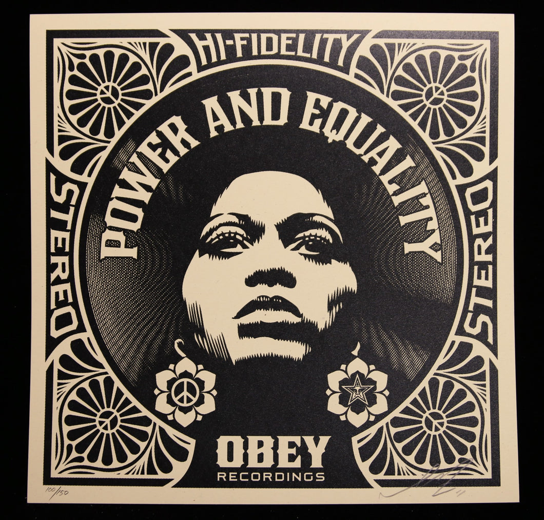 SHEPARD FAIREY Dance Floor Riot 2011 - Afrocentric Records - Signed Screenprint