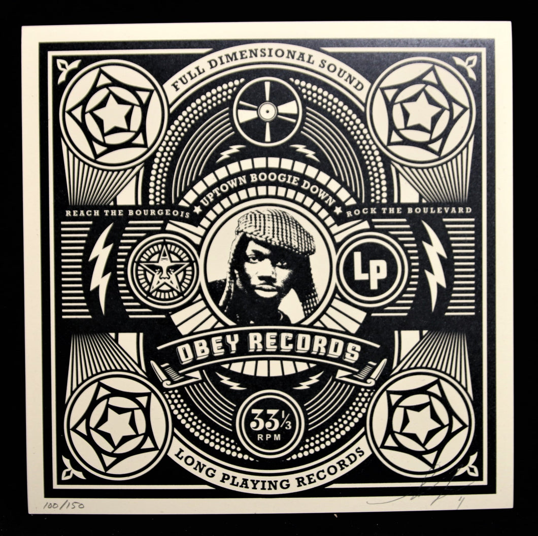 SHEPARD FAIREY Dance Floor Riot 2011 - Boogie Down - Signed Screenprint