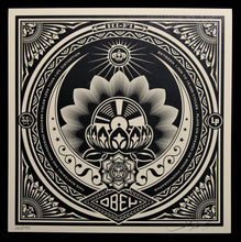 Charger l&#39;image dans la galerie, SHEPARD FAIREY Dance Floor Riot 2011 - Lotus - Signed Screenprint
