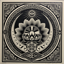 Charger l&#39;image dans la galerie, SHEPARD FAIREY Dance Floor Riot 2011 - Lotus - Signed Screenprint
