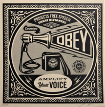 Charger l&#39;image dans la galerie, SHEPARD FAIREY Dance Floor Riot 2011 - Megaphone - Signed Screenprint

