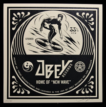 Charger l&#39;image dans la galerie, SHEPARD FAIREY Dance Floor Riot 2011 - New Wave Surfer - Signed Screenprint
