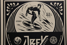 Charger l&#39;image dans la galerie, SHEPARD FAIREY Dance Floor Riot 2011 - New Wave Surfer - Signed Screenprint
