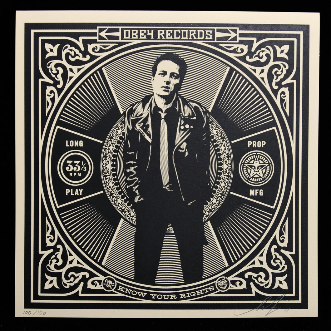 SHEPARD FAIREY Dance Floor Riot 2011 - Obey Strummer - Signed Screenprint