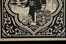 Charger l&#39;image dans la galerie, SHEPARD FAIREY Dance Floor Riot 2011 - Rock The Casbah - Signed Screenprint
