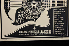 Charger l&#39;image dans la galerie, SHEPARD FAIREY Party At Moontower 2011 - Folk Guitar - Signed Screenprint
