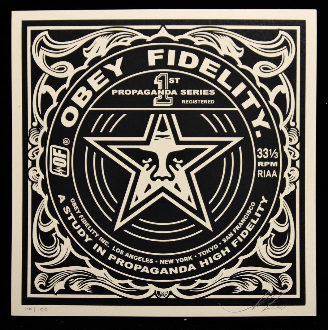 SHEPARD FAIREY Party At Moontower 2011 - Propaganda Series - Signed Screenprint