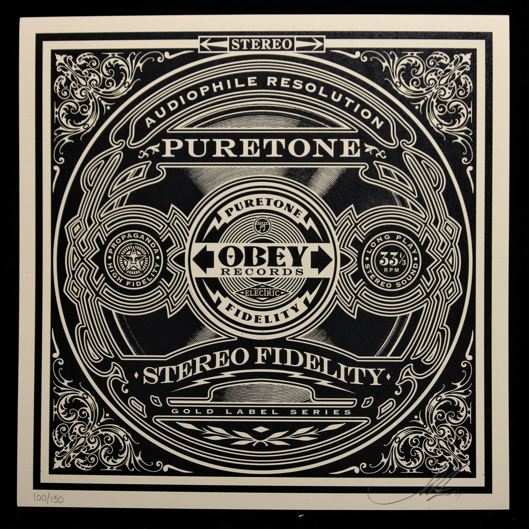 SHEPARD FAIREY Party At Moontower 2011 - Puretone - Signed Screenprint
