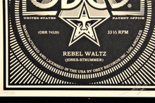 Charger l&#39;image dans la galerie, SHEPARD FAIREY Party At Moontower 2011 - Rebel Waltz - Signed Screenprint
