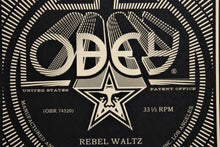 Load image into Gallery viewer, SHEPARD FAIREY Party At Moontower 2011 - Rebel Waltz - Signed Screenprint
