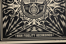 Charger l&#39;image dans la galerie, SHEPARD FAIREY Party At Moontower 2011 - Stereo Lightning - Signed Screenprint
