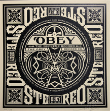 Charger l&#39;image dans la galerie, SHEPARD FAIREY Party At Moontower 2011 - Stereo Supreme - Signed Screenprint
