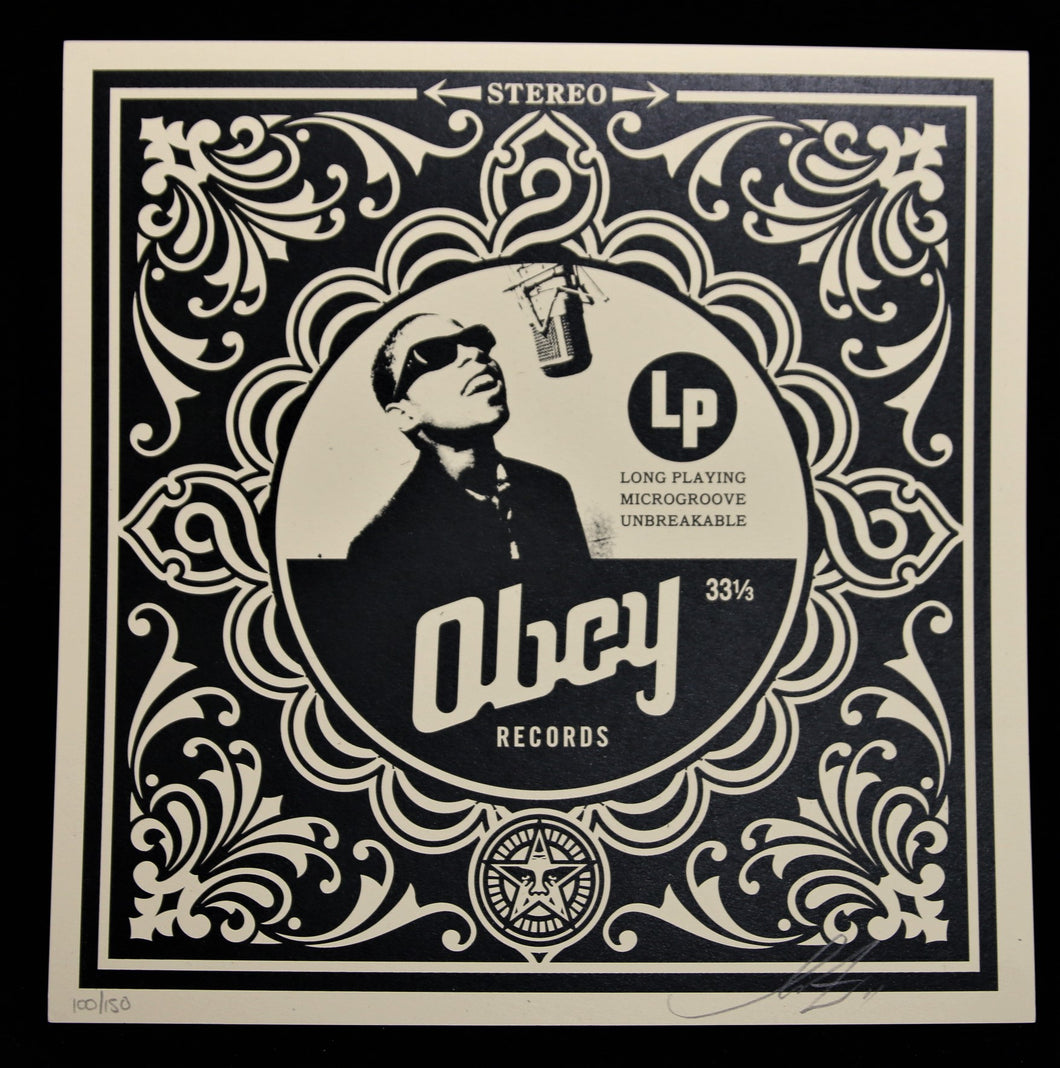 SHEPARD FAIREY Party At Moontower 2011 - Stevie W - Signed Screenprint