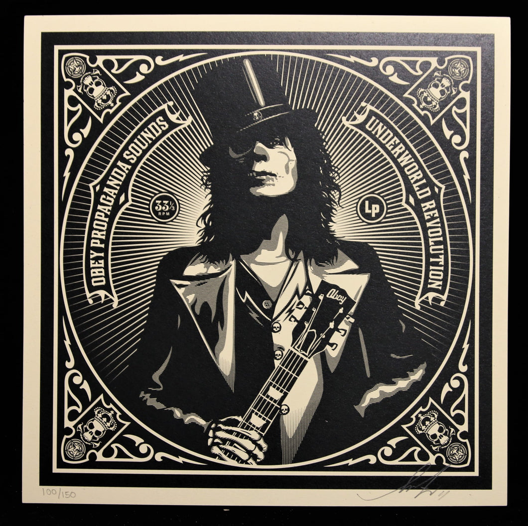 SHEPARD FAIREY Party At Moontower 2011 - Underworld Revolution - Signed Screenprint